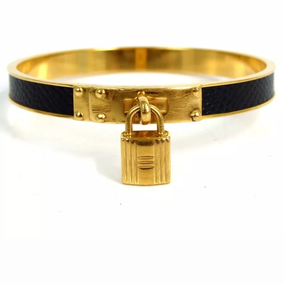 Hermes Jewelry - AUTHENTIC HERMES KELLY BANGLE BLUBBED BANGLE METAL